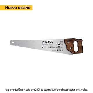 SERRUCHO 20" MADERA PRETUL 22932