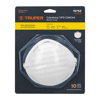MASCARILLA TAPABOCA T/CONCHA TRUPER 19752