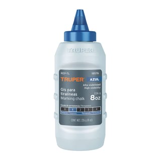 TIZA TIRALINEA AZUL TRUPER 18576