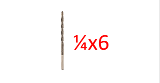 BROCA CONCRETO 1/4X6" TRUPER 11206