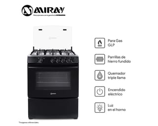 COCINA MIRAY 5H 76 CM GIRASOL PLUS