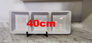 LOZA PLATO TRIO RECTO 40 CM