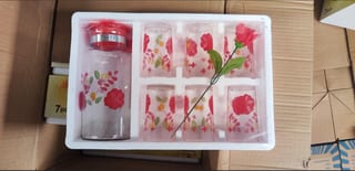 SET JARRA CON VASOS 7 PZS PARIS