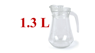 JARRA VIDRIO /TAPA TRANS 1.3 LITROS