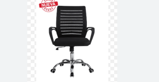 SILLA OFICINA NEGRA RTA-UT5HDA7PT
