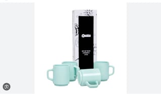 LOZA TAZA RECORD 4 PZS VERDE
