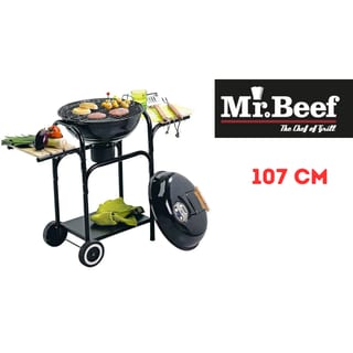 PARRILLA CARBON COCCION 43.7 CM LARGO 107 CM MR BEEF