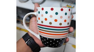 LOZA TAZA COLORES 105 * 100