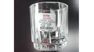 VASO VIDRIO WHISKY 90 * 85 - 306 ML