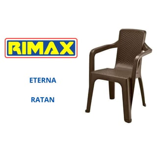 SILLA PLASTICO ETERNA RATAN WENGUE RIMAX