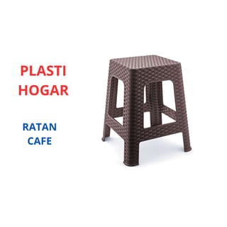 SILLA PLASTICO BANCO RATAN CAFE PLASTIHOGAR