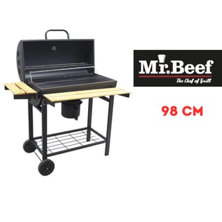 PARRILLA CARBON COCCION 70X35 CM LARGO 98 CM MR BEEF