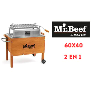 CAJA CHINA 60X40 JUNIOR CON PARRILLA MR BEEF
