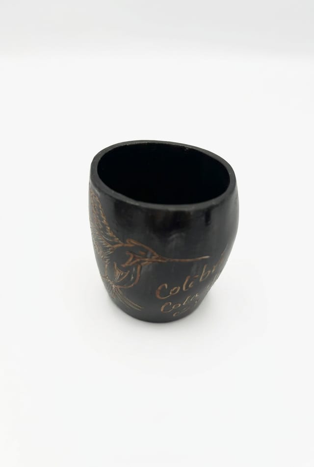Copa de cacho Perú con diseños turísticos de Amazonas