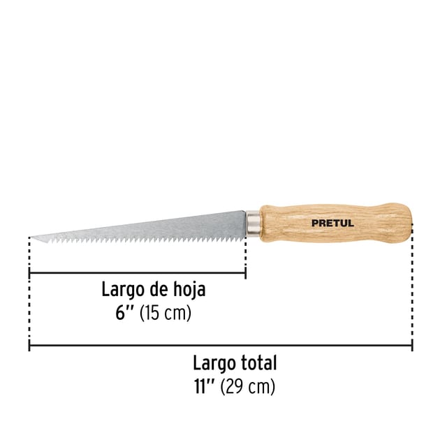 SERRUCHO 6" PRETUL 22934