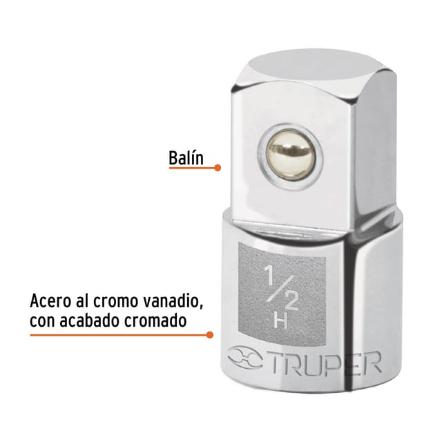 ADAPTADOR MATRACA 1/2"X3/4"TRUPER 13426