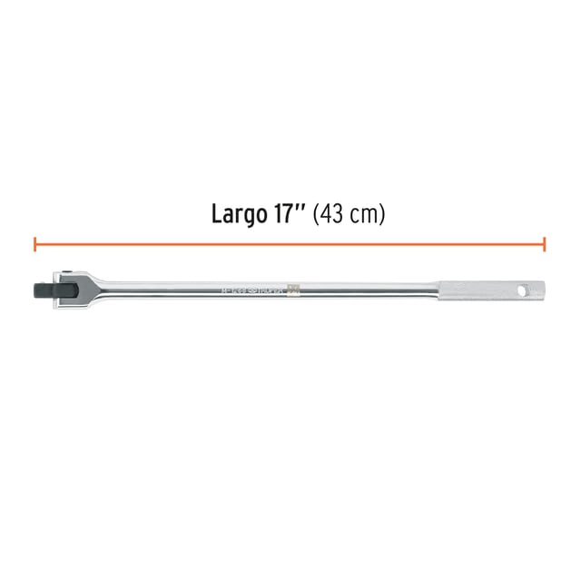MANGO DADO 1/2X17" ESPANDIBLE CROM.TRUPER 13412