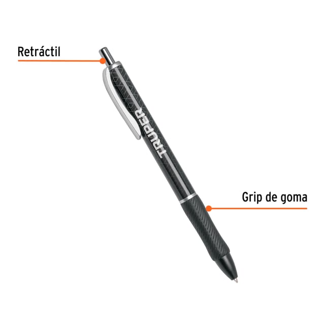 LAPICERO PLUMA RETACTIL TRUPER 60065