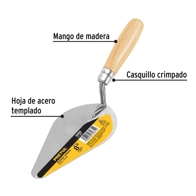 PLANCHA BADILEJO 8" CT-8PP PRETUL 20608