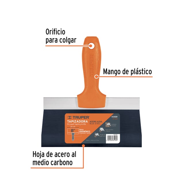 ESPATULA TAPIZADORA 8" TRUPER 14459