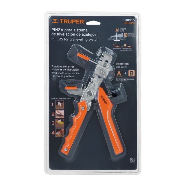 PINZA PARA ANIVELACION DE AZULEJOS TRUPER 100516
