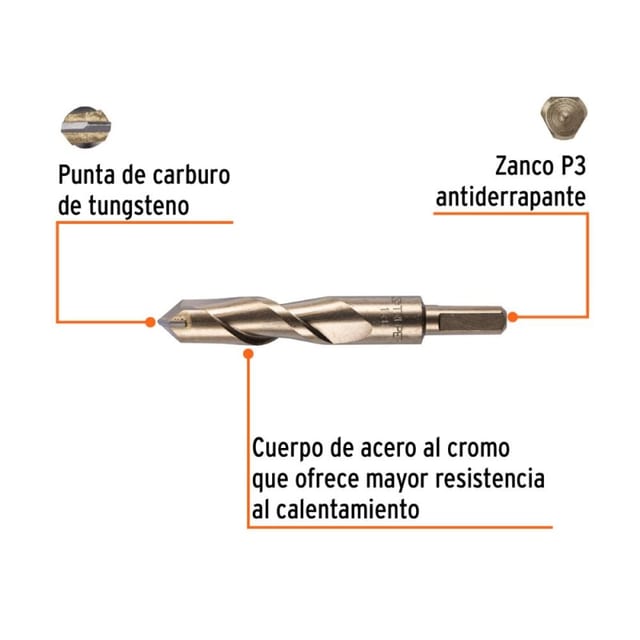 BROCA CONCRETO 1"X6" TRUPER 11254