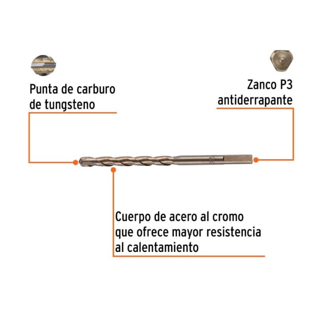 BROCA CONCRETO 3/8X6 TRUPER 11224