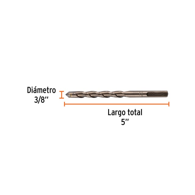 BROCA CONCRETO 3/8X5 TRUPER 11221