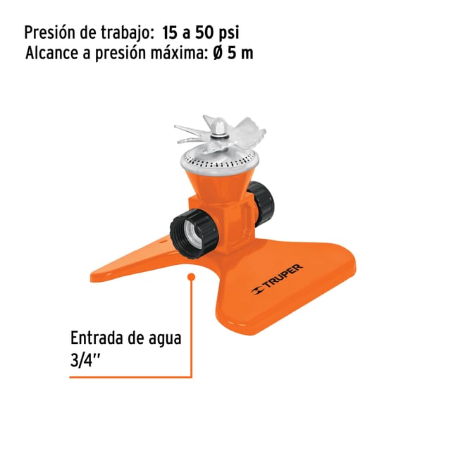 ASPERSOR ACERO CON ASPA TRUPER 10329