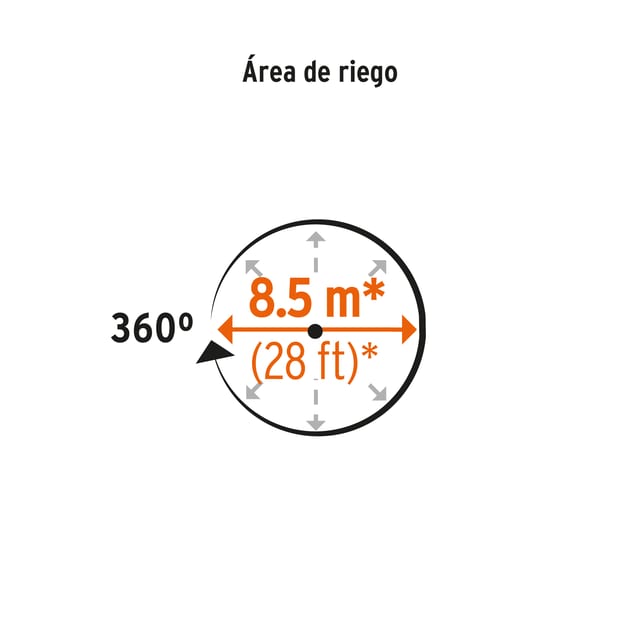ASPERSOR ACERO CON ASPA TRUPER 10329