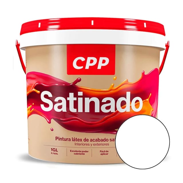 LATEX BLANCO SATINADO CPP PATO 1GL.