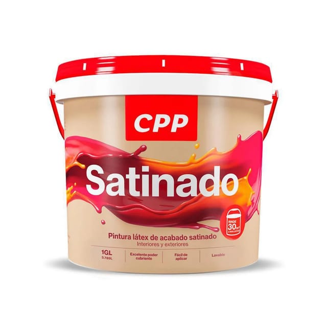 LATEX BLANCO SATINADO CPP PATO 1GL.