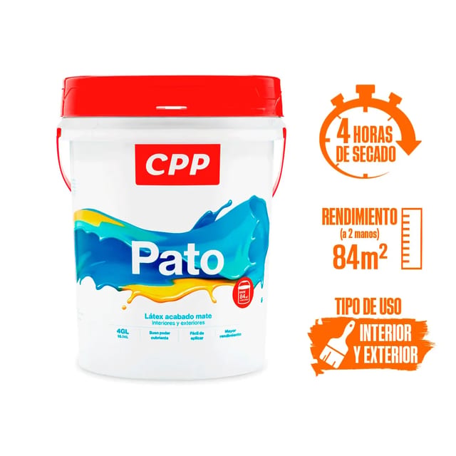 LATEX BLANCO CPP PATO 4GL