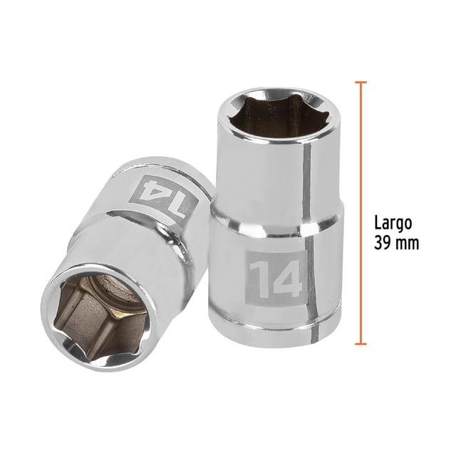 DADO EXAGONAL 1/2X14MM TRUPER 13264