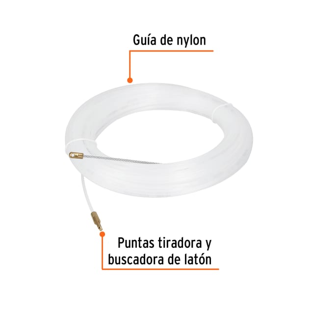 GUIA PASACABLE 30 MT NYLON TRUPER 17758