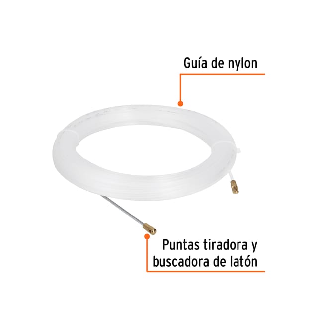 GUIA PASACABLE 20MT NYLON TRUPER 17757