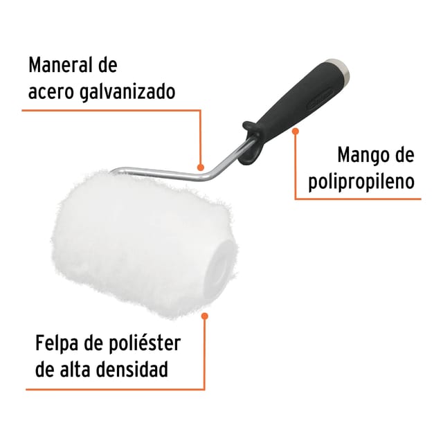 RODILLO 4"X 3/4 TRUPER 13896