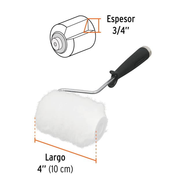 RODILLO 4"X 3/4 TRUPER 13896