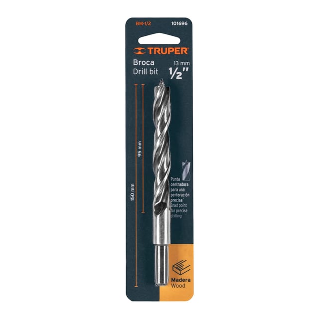 BROCA MADERA 1/2 TRUPER 101696