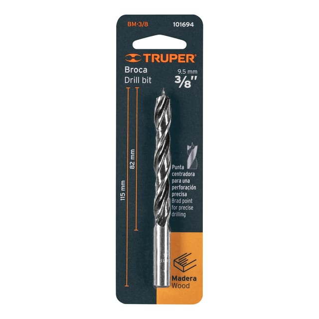 BROCA MADERA 3/8 TRUPER 101694