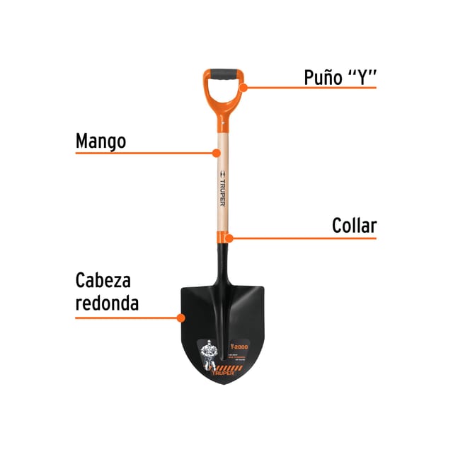 PALANA CUCHARA MANGO /N TRUPER 10000