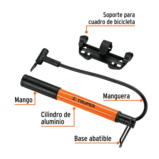 INFLADOR MINI 60PSI TRUPER 13790