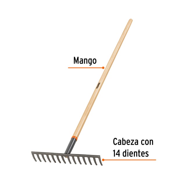 RASTRILLO TRUPER 14 DIENTES 100493