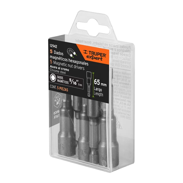 ADAPTADOR MAGNÉTICO 5/16 TRUPER 12942