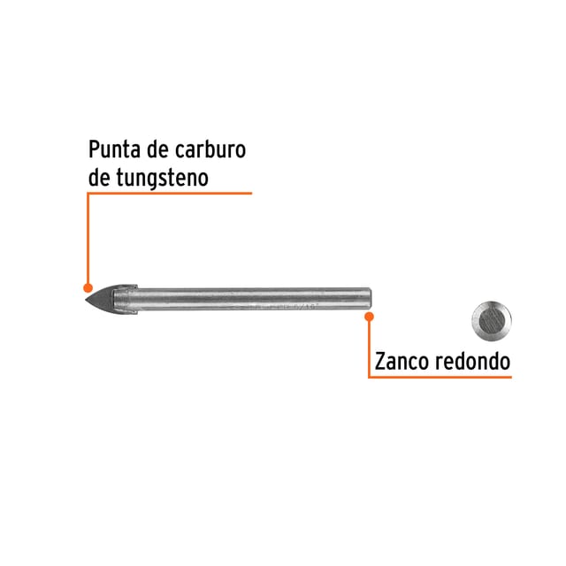 BROCA VIDRIO 5/16" TRUPER 11703