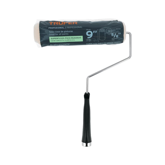 RODILLO 9" X 5/8" POCO RUGOSA TRUPER 13876