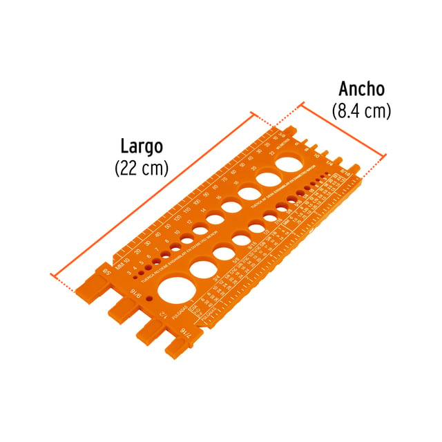 REGLA MEDIDORA PERNO TORNILLO TRUPER 10811