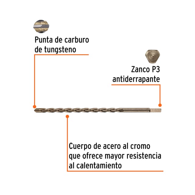 BROCA CONCRETO 1/2X12 TRUPER 11233