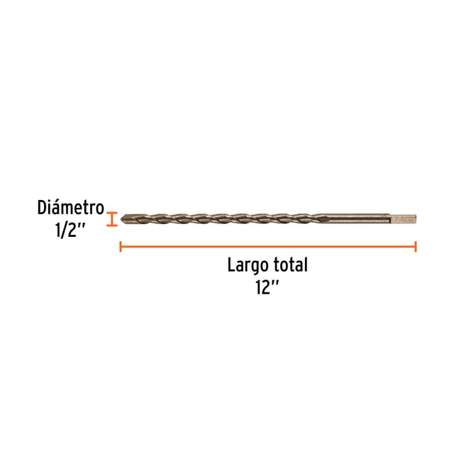 BROCA CONCRETO 1/2X12 TRUPER 11233