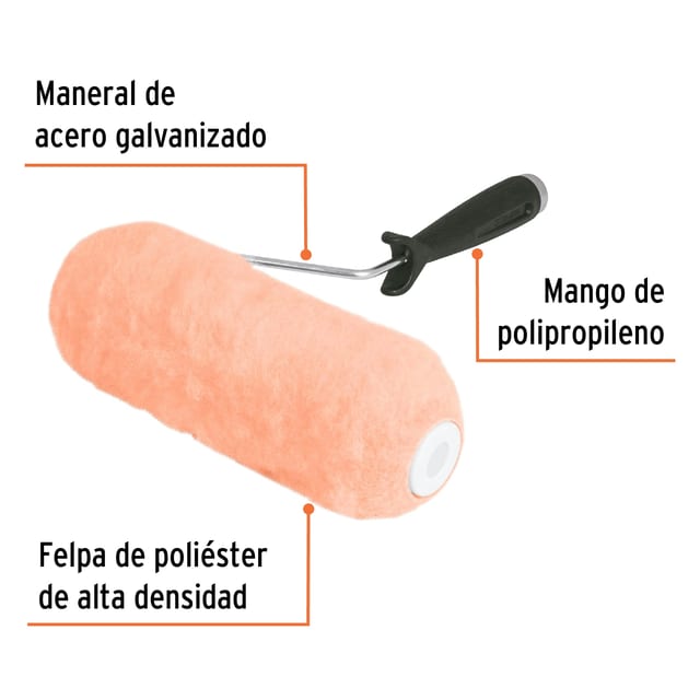 RODILLO 9" X 1" MUY RUGOSA TRUPER 13878